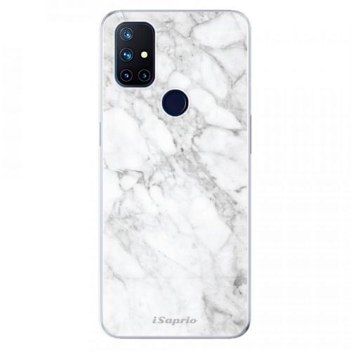 Odolné silikónové puzdro iSaprio - SilverMarble 14 - OnePlus Nord N10 5G