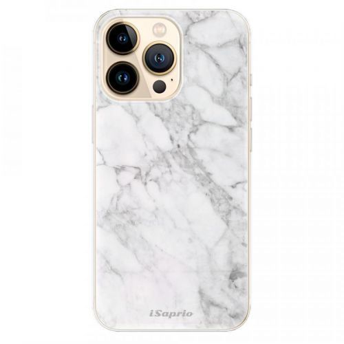 Odolné silikónové puzdro iSaprio - SilverMarble 14 - iPhone 13 Pro Max