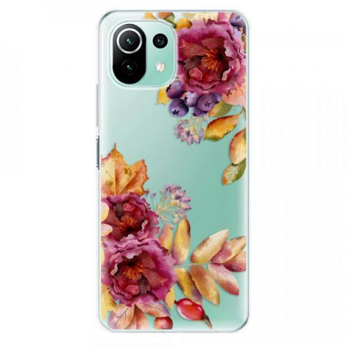 Odolné silikónové puzdro iSaprio - Fall Flowers - Xiaomi Mi 11 Lite