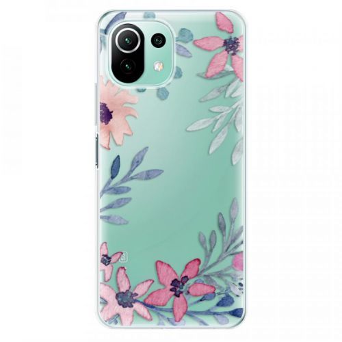 Odolné silikónové puzdro iSaprio - Leaves and Flowers - Xiaomi Mi 11 Lite