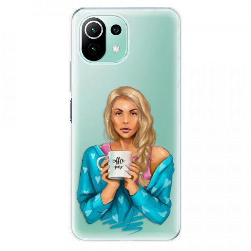 Odolné silikónové puzdro iSaprio - Coffe Now - Blond - Xiaomi Mi 11 Lite