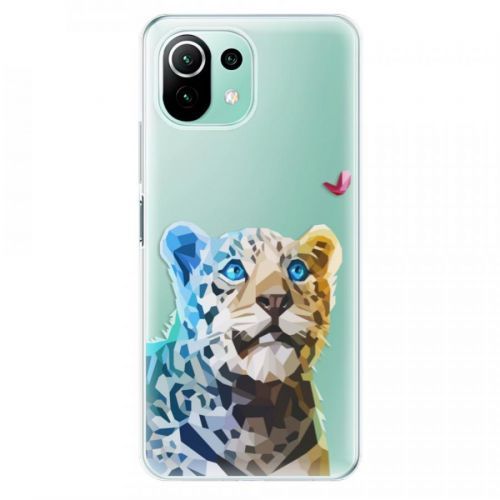 Odolné silikónové puzdro iSaprio - Leopard With Butterfly - Xiaomi Mi 11 Lite