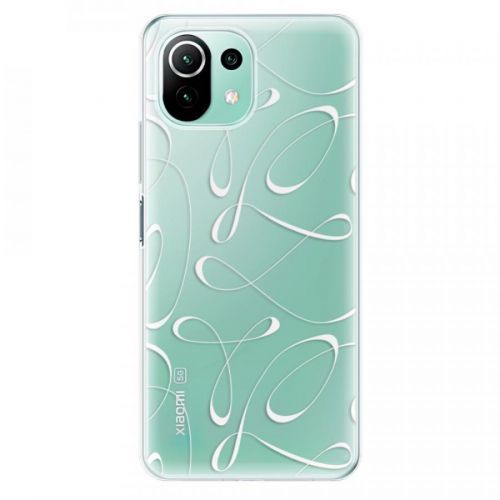 Odolné silikónové puzdro iSaprio - Fancy - white - Xiaomi Mi 11 Lite