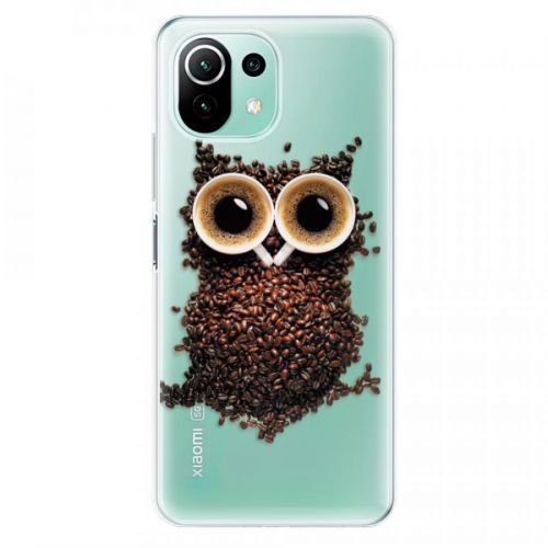 Odolné silikónové puzdro iSaprio - Owl And Coffee - Xiaomi Mi 11 Lite