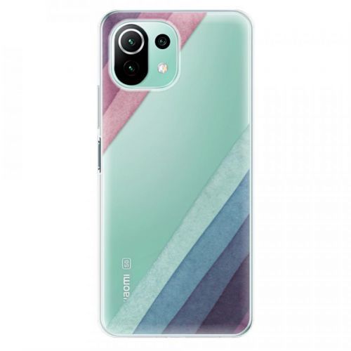 Odolné silikónové puzdro iSaprio - Glitter Stripes 01 - Xiaomi Mi 11 Lite