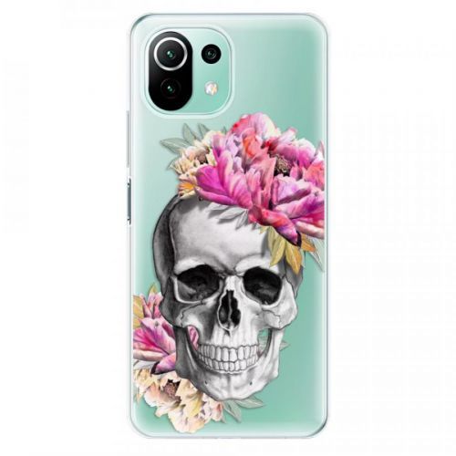 Odolné silikónové puzdro iSaprio - Pretty Skull - Xiaomi Mi 11 Lite