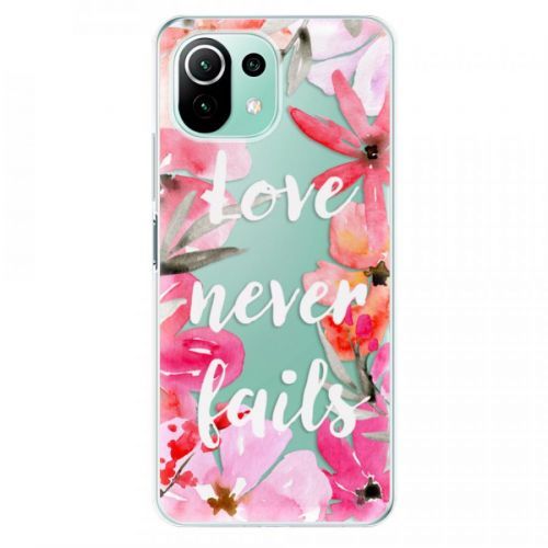 Odolné silikónové puzdro iSaprio - Love Never Fails - Xiaomi Mi 11 Lite