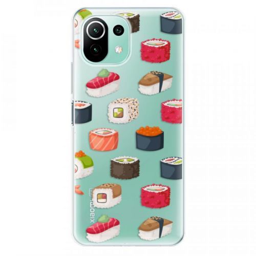 Odolné silikónové puzdro iSaprio - Sushi Pattern - Xiaomi Mi 11 Lite