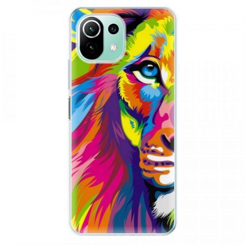 Odolné silikónové puzdro iSaprio - Rainbow Lion - Xiaomi Mi 11 Lite