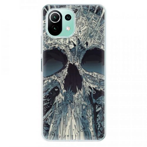 Odolné silikónové puzdro iSaprio - Abstract Skull - Xiaomi Mi 11 Lite