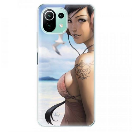 Odolné silikónové puzdro iSaprio - Girl 02 - Xiaomi Mi 11 Lite