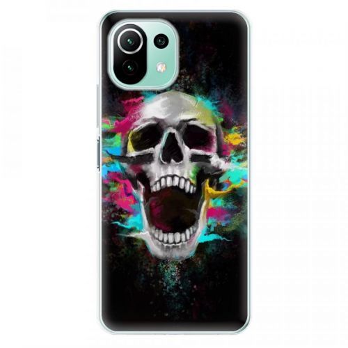 Odolné silikónové puzdro iSaprio - Skull in Colors - Xiaomi Mi 11 Lite