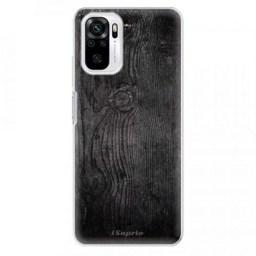 Odolné silikónové puzdro iSaprio - Black Wood 13 - Xiaomi Redmi Note 10 / Note 10S
