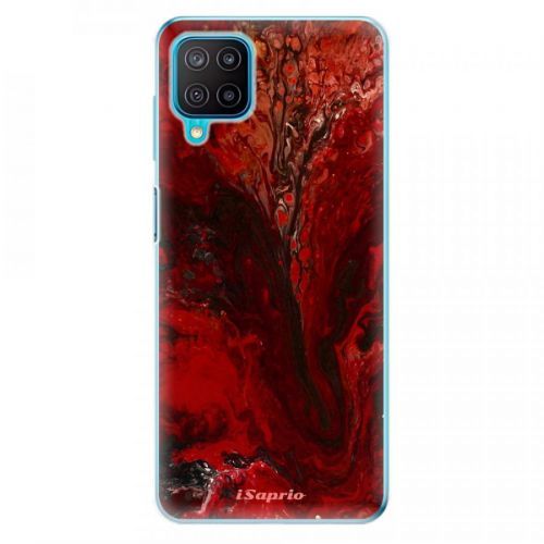 Odolné silikónové puzdro iSaprio - RedMarble 17 - Samsung Galaxy M12