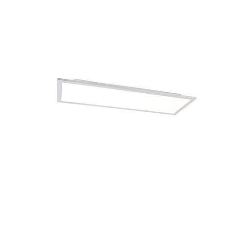 Modern LED-paneel staal incl. LED dimbaar met afstandbediening 80 cm - Liv