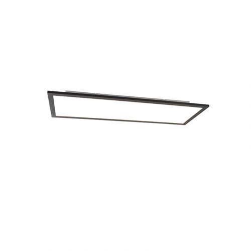 Modern LED-paneel zwart incl. LED 80 cm - Liv