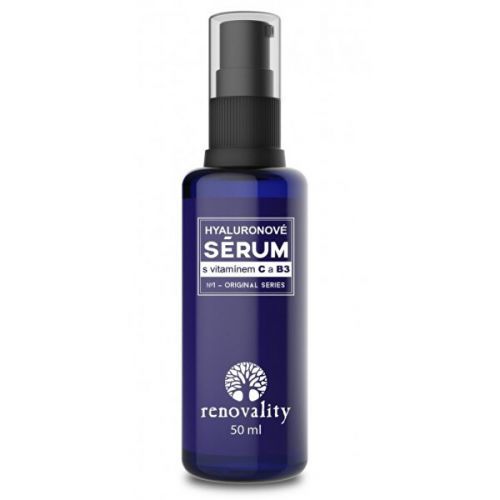 Renovality Hyalurónovej sérum s vitamínom C a B3 50 ml