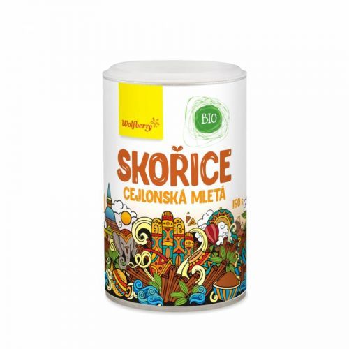WOLFBERRY Škorica cejlonská mletá BIO 150 g