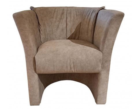Kreslo Lux, béžová vintage látka%