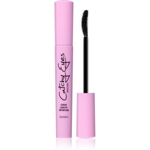 Gosh Catchy Eyes Allergy Certified objemová riasenka pre citlivé oči odtieň 001 Black 10 ml