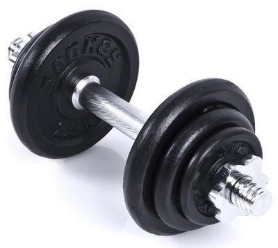 Spokey jednoručná činka nakládacia 2x10kg sada egir