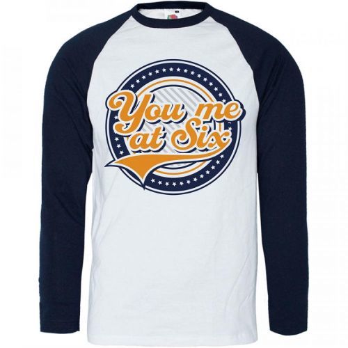 You Me At Six - Tričko Crest - Muž, Unisex, Modrá/Biela, XXL