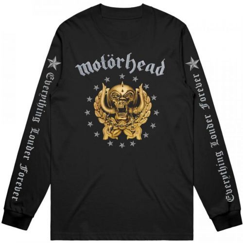 Motörhead - Tričko s dlhým rukávom Everything Louder Forever - Muž, Unisex, Čierna, XXL