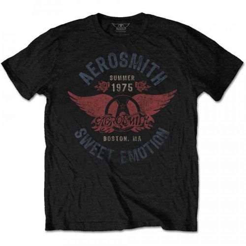 Aerosmith - Tričko Sweet Emotion - Muž, Unisex, Čierna, XXL