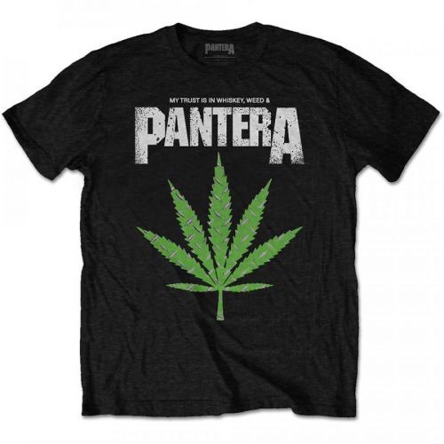 Pantera - Tričko Whiskey 'n Weed - Muž, Unisex, Čierna, XXL