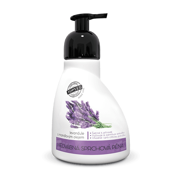 TOPVET Sprchová pena - levanduľa s mandľovým olejom 300ml 300 ml