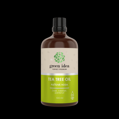TOPVET TEA TREE OIL pleťová voda s nechtíkom, panthenolom a zinkom bez alkoholu 100ml 100 ml
