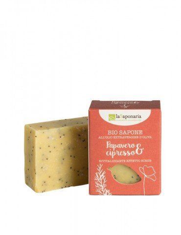 laSaponaria Tuhé olivové mydlo BIO - Mak a cyprus (100 g) 100 g