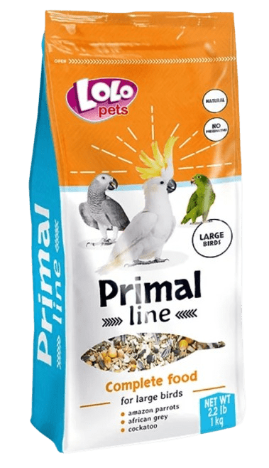 LOLOPETS LO Primal Line velké papagáje 1 kg
