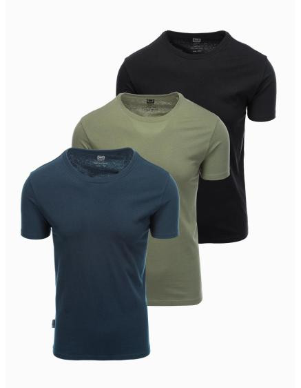 Pánska hladká košeľa - mix 3-pack Z29