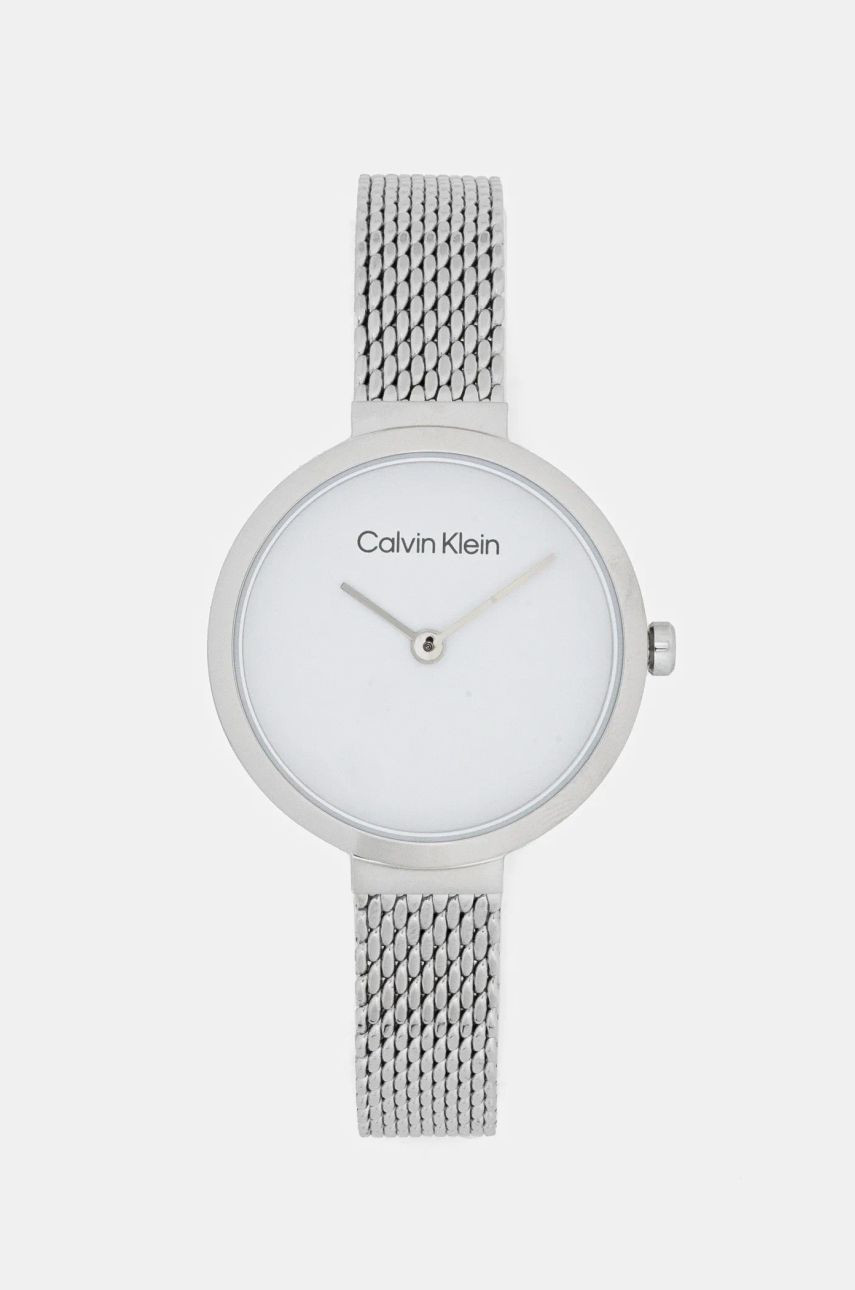 Hodinky Calvin Klein dámsky, strieborná farba, 25200082