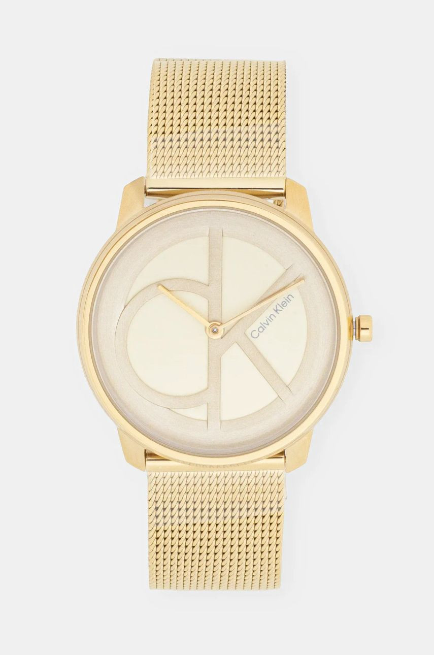 Hodinky Calvin Klein zlatá farba, 25200034