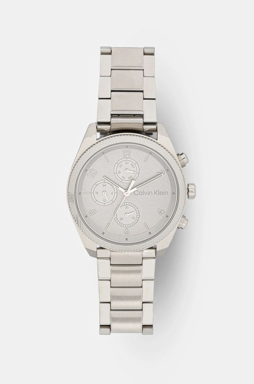 Hodinky Calvin Klein pánske, strieborná farba, 25200356