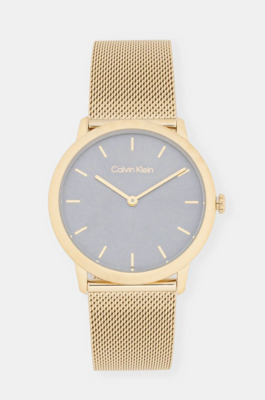 Hodinky Calvin Klein zlatá farba, 25300003