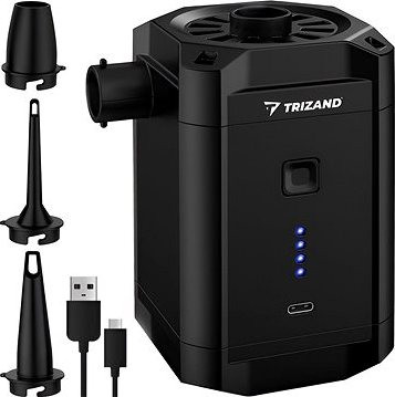 Trizand 20790 Elektrická bezdrôtová pumpa pre matrace USB, 5000 mAh