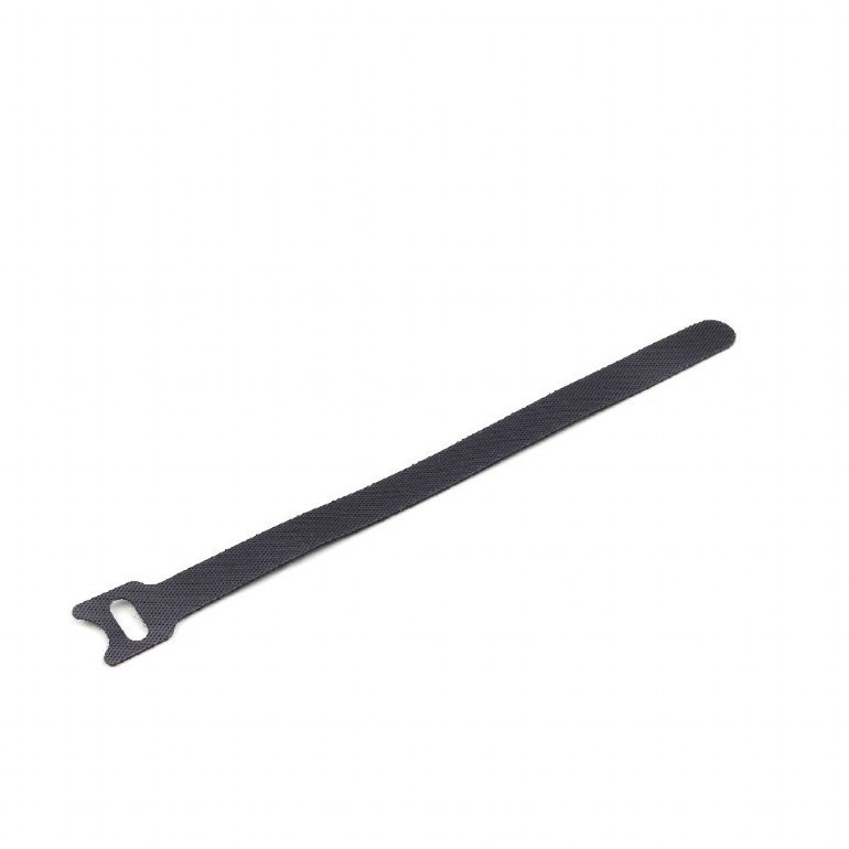 C-Tech CABLEXPERT sťahovacie pásky na suchý zips, 210mm, čierne, 100ks v balení