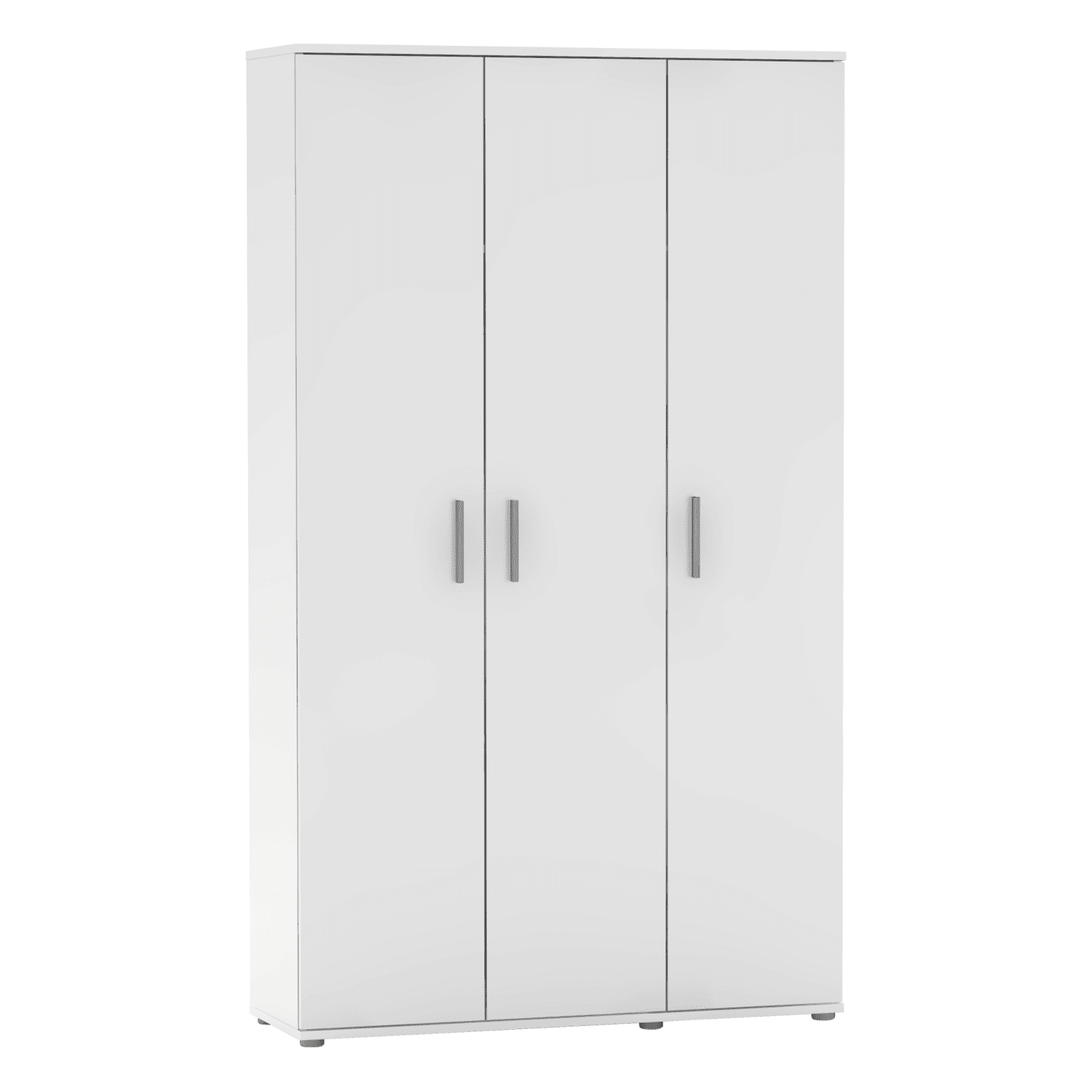 KONDELA Servo Typ 2 trojdverová šatníková skriňa biela