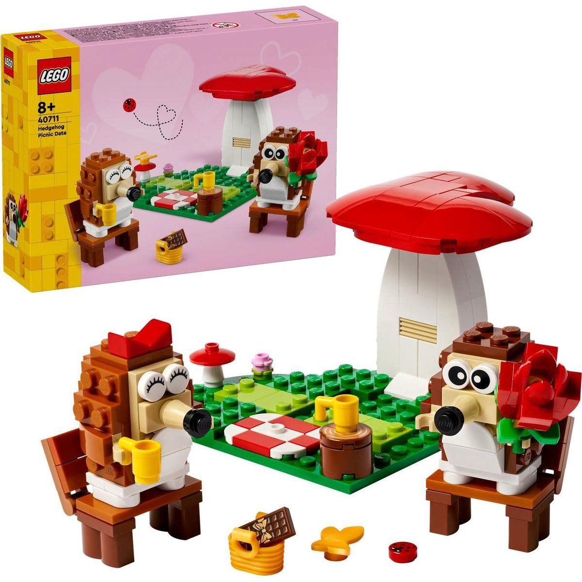 LEGO® Iconic 40711 Ježkovia na pikniku
