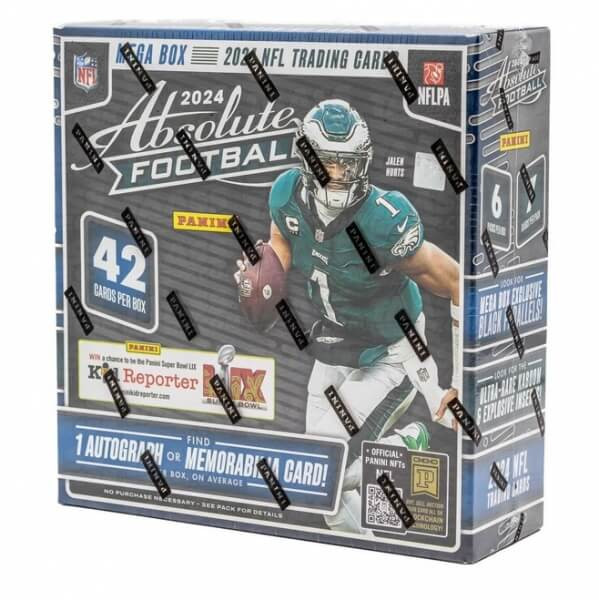 Panini 2024 Panini Absolute Football Mega Box - karty amerického futbalu NFL