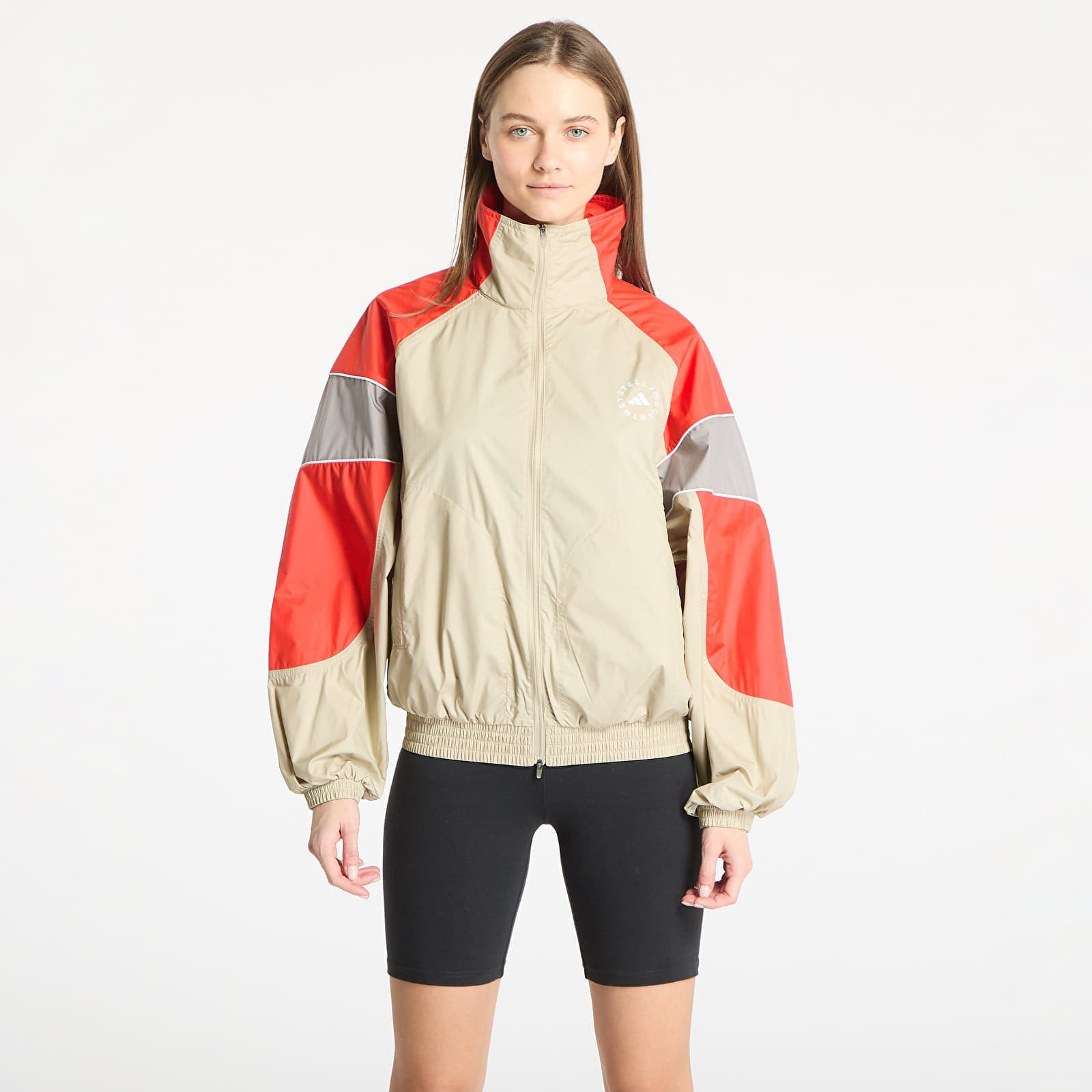 Bunda adidas By Stella Mccartney Tracktop Desert Sand-Smc/ Active Red M