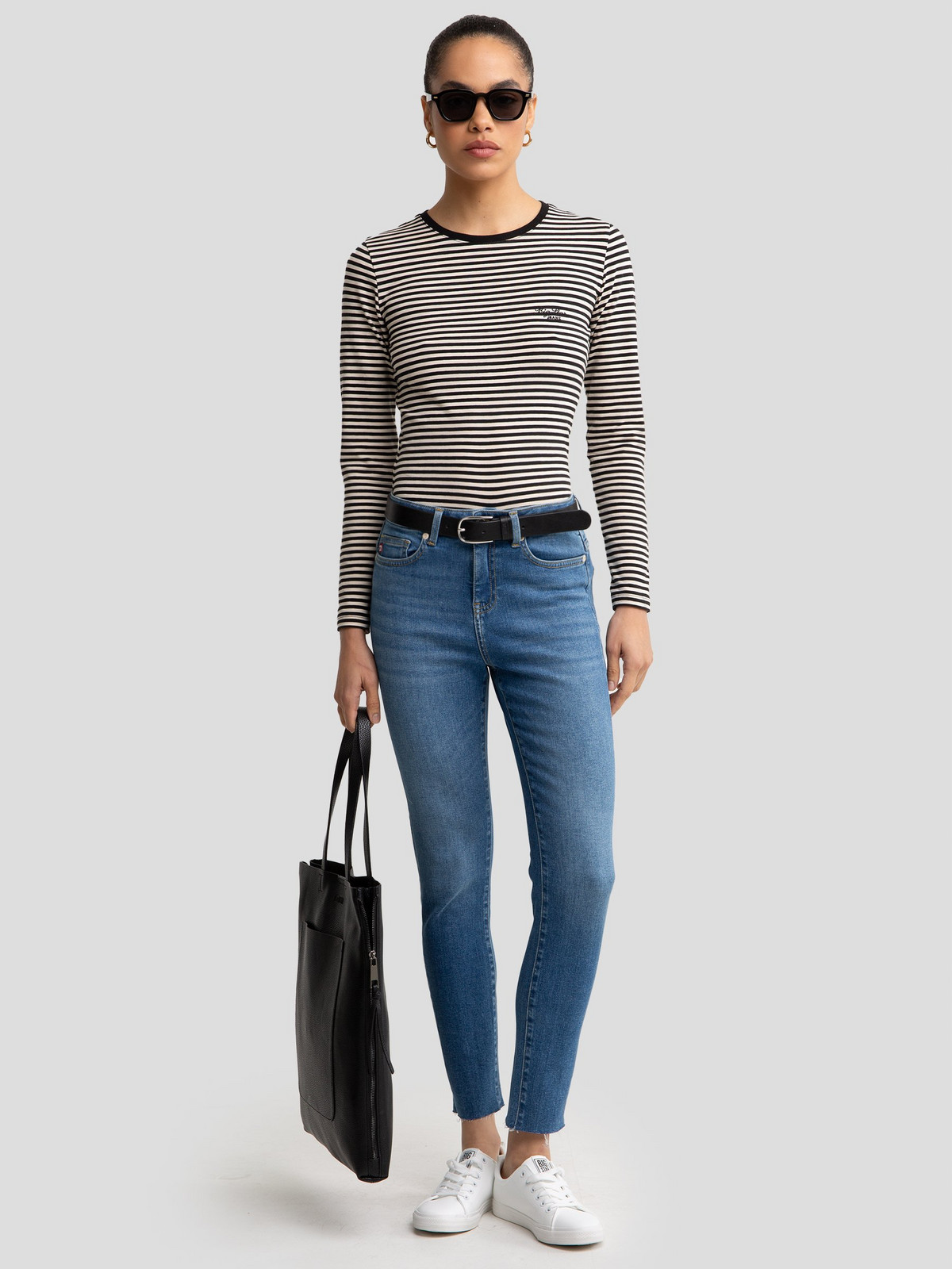 Big Star Woman's Skinny Trousers Denim 190100 137