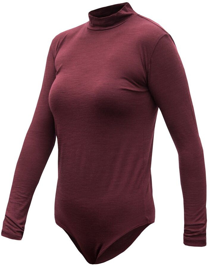 SENSOR MERINO AIR dámske body dl.rukáv port red Veľkosť: S
