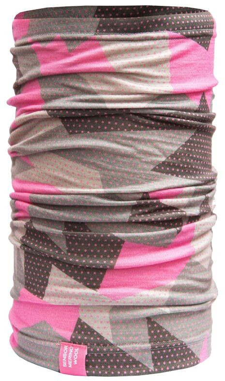 SENSOR TUBE MERINO IMPRESS šatka multifunkčná ružová/camo Gramáž materiálu: 160