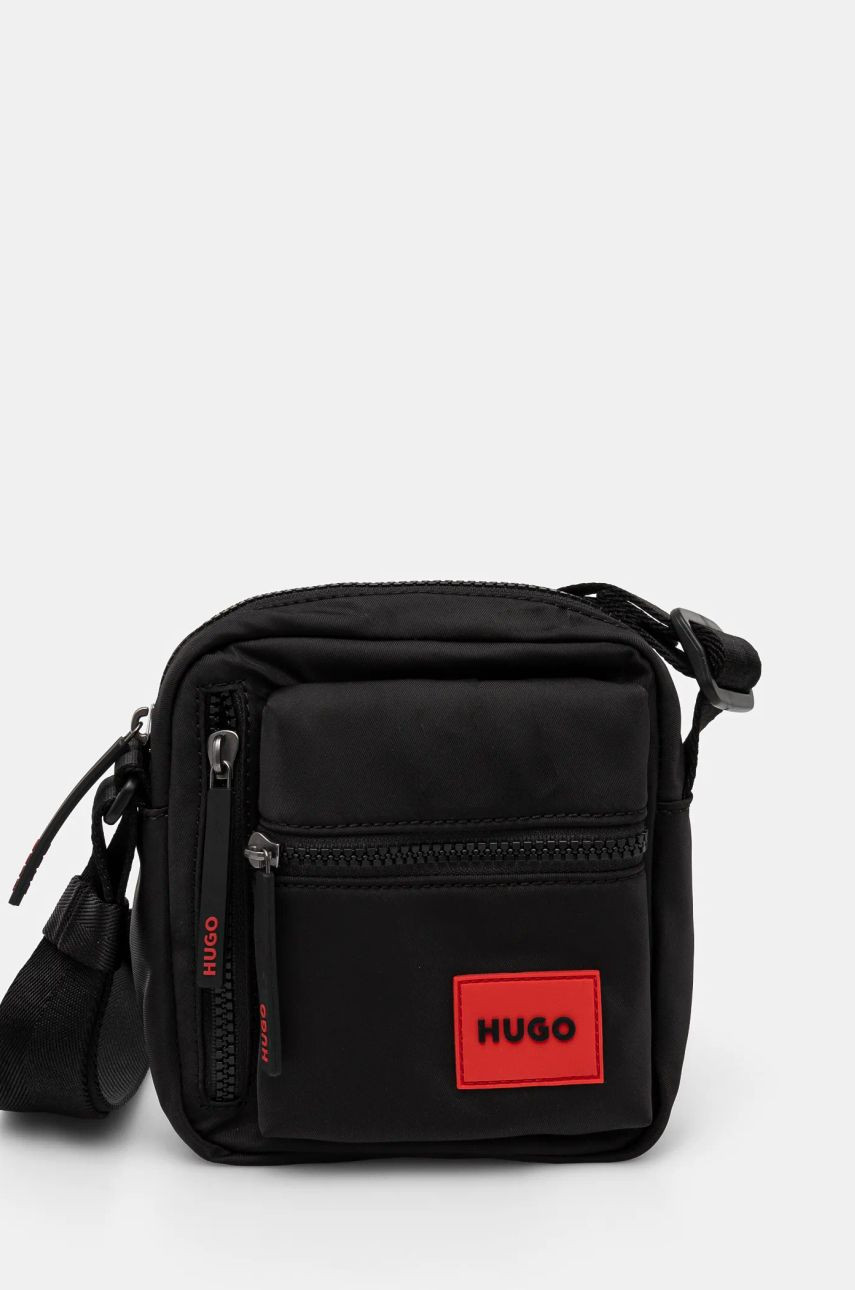 Malá taška HUGO čierna farba, 50535643