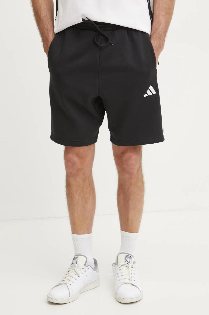 Šortky adidas Essentials pánske, čierna farba, JD1855