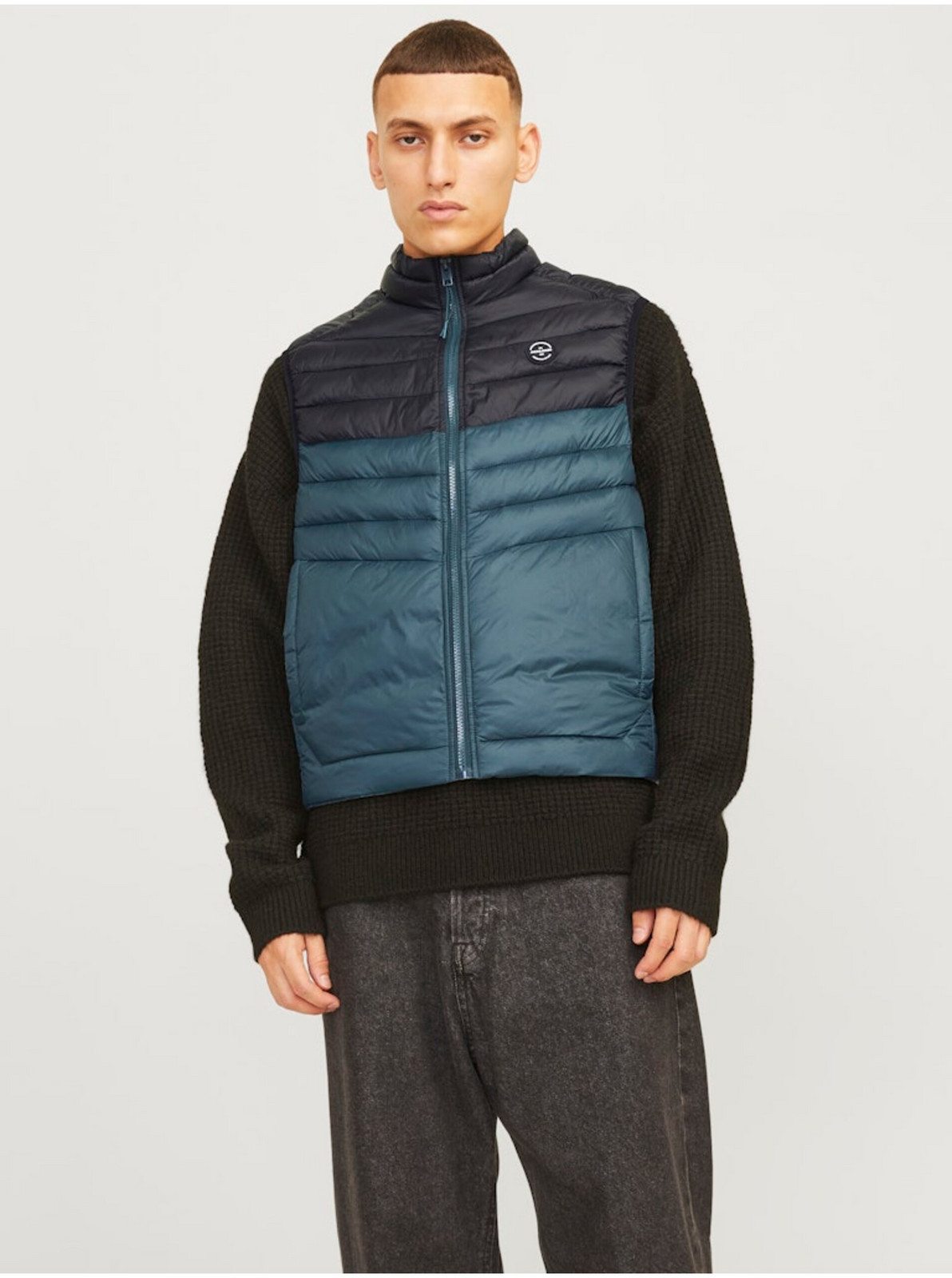 Vesty pre mužov Jack & Jones - čierna, modrá